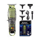 Kit Profissional Máquina de Corte 8w Km-1926 + Acabamento Km-1928 | Kemei ®